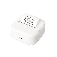 라벨터치 미니츄 감성 흑백 포토&라벨프린터 미니멀 인쇄 끝판왕! 다꾸 정리 필수템! 미니츄minichew 라벨프린터 + 기본 라벨지 장착, minichew(화이트)밀크츄 + 기본 라벨지 장착