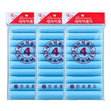 오라이브 진성 셀프파마 세라믹 헤어 롯드 4호, 3개, 하늘