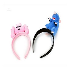 미소디자인 시선집중 인형 머리띠 머리잡는머리띠, 토끼