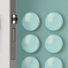 문쾅 방지 도어 쿠션 실리콘 가드, 그레이