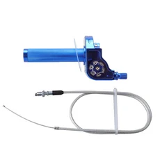 7/8''22mm CNC 알루미늄 오토바이 액셀러레이터 핸들바 스로틀 트위스트 그립 (핏 바이크 모토크로스 ATV, 14 다크 그레이