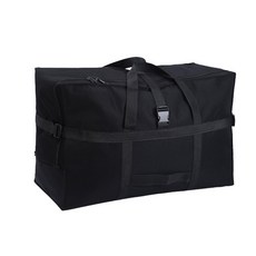 贈密碼鎖 大容量防水 超高質感耐重行李包 托運行李袋 航空託運行李袋 大容量行李袋 行李包 行李袋 託運袋 行李箱, 黑色, 1個