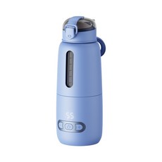 RMA 無線加熱恆溫杯 溫奶器, 天藍色【快充頭+保溫套/贈保固1年】