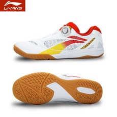 리닝 탁구화 다이얼 남녀공용 실내 트레이닝 운동화 경량 통기성 미끄럼방지 인도어화
