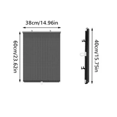 붙이는암막블라인드 천 셀프 베란다 블라인드 유니버설 롤러 블라인드 흡입 컵 차양 블랙 아웃 커튼 침실
