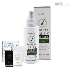 이탈왁스 왁싱 인그로운 헤어 스프레이 인그로우 방지 브라질리언 제모 왁싱 재료 100ml, 1개, 100g