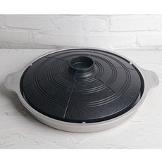 원앤원 마늘 솥뚜껑 불판 솥뚜껑불판 전골불판 찌개 국내산 코팅불판 국내산 삼겹살 가정용 업소용 캠핑용, 1개