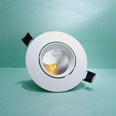 황제라이팅 LED 3인치 다운라이트 매립등 매입등 EL917 화이트 플리커프리, 1개, 주광색