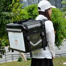 미니사라 핫앤쿨 40L 대용량 배달가방 블랙 캠핑아이스백