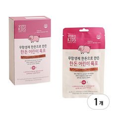 설성목장 무항생제 한돈으로 만든 한돈 어린이 육포, 1개, 125g, 돼지고기 육포맛