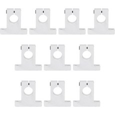 선형 모션 로드 서포트 선형 모션 레일 클램프 가이드 서포트 샤프트 알루미늄 합금 리니어 샤프트 서포트 CNC 3D 프린터용 슬라이딩 테이블 홀더, 선형 모션 로드 서포트, 선형 모션 레일 클램프 가이드