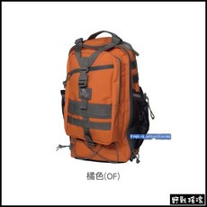 馬蓋先 Magforce 城市獵人戰術背包，雙肩背包登山背包勤務背包行軍背包電腦包，黑色、數位迷彩, 橘灰色, 1個