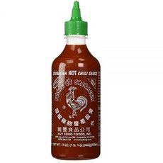 아시안 소스 맛있 전통 후이퐁 스리라차 핫 칠리 병(17온스 3팩), 435ml