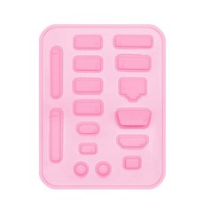 筆電防塵塞 Type-c防水蓋 耳機孔矽膠塞 USB孔防潮塞 VGA HDMI RJ45 網路孔防塵蓋, 粉色, 1個