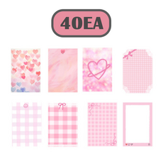 SANS 포카 바인더 대지 5color S2, 2세트, 핑크