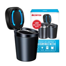 카템 원터치 LED 차량용 재떨이 CT153, 혼합색상, 1개