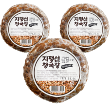 지평선 청국장 1kg X 3개 업소용 냄새 없는 청국장