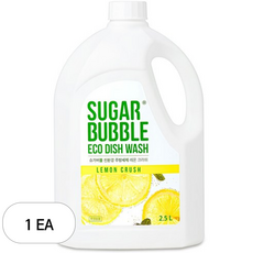 슈가버블 주방세제 레몬 크러쉬, 1개, 2.5L