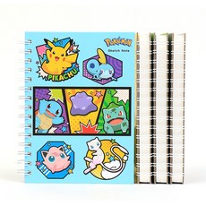 Feelbox 神奇寶貝素描注4套件無線房間彈簧注意字符簿禮物水晶, 4個