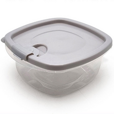 전자렌지 사용가능 보관용기 350ml 밀폐형 냉동실보관용기 국냉동보관용기 밥냉동보관용기, 1개, 그레이