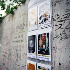 BAIBAI CAMERA 相片掛袋 透明吊掛收納袋 適用於拍立得底片, 1個