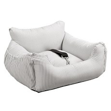 車載寵物窩防水加厚寵物墊, 1個, 卡其條紋(PP棉墊子)