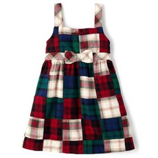 Gymboree and Toddler Embroidered Sleeveless Skirtall Jumpers Christmas Madras 2T