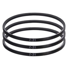 HARFINGTON 3피스 Z-57 Z 타입 V-벨트 1450mm/57.1인치 내부 길이 x 0.37cm 너비 x 0.25인치 높이 Z 타입 폐쇄 루프 고무 변속기 벨트, Z 21, 3