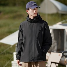 민트스쿨 남성 집인집 내피+외피 플리스+바람막이 세트 컬러블록 바람막이