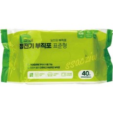 청소포 작업 청소용품 부직포리필 표준형 싹지움 290mm 40매 210mm 1EA 철물 열쇠, 1개