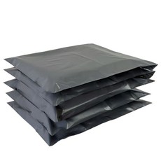 합무 HD 이중지 택배봉투 방수 접착 포장 비닐봉투 대용량 은회색, 100개