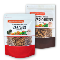 밀웜나라 프리미엄 국산 건조밀웜 (대) 1+1 행사, 10g, 2개