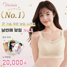 Veimia 미니마이저 브라 심리스 스포츠 브라 빅사이즈 노와이어 여성브라, 그레이