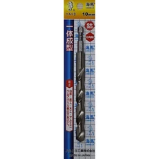 海馬牌 10mm 六角軸鑽頭 一體成型, 1個