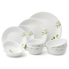 코렐 올리브가든 2인 홈세트, 혼합색상, 식기 10p, 1세트