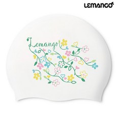 르망고 남녀공용 와일드 로즈 실내외 수모 2172, 1개, 화이트