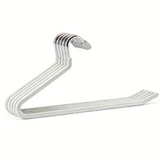 라상몰 논슬립 바지걸이 코팅바지걸이 옷걸이 1세트 묶음, 화이트, 20개