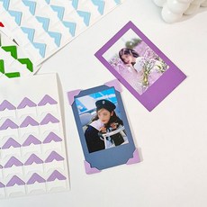 다꾸 입문 고급 모서리 스티커 코너 사진 포토북 꾸미기 취미 준비물 추천, (1)화이트