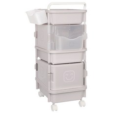 Living Smile 尿布收納箱推車, Crystal Beige