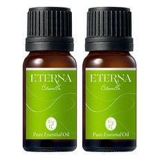 에테르나 퓨어 에센셜오일 100% 아로마오일 원액, 2개, 10ml, 시트로넬라
