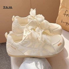 ZAJA 여성 운동화 통굽 스니커즈 여름 메쉬 런닝화
