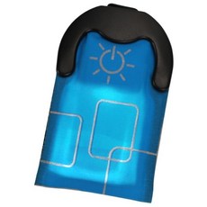 LED磁鐵反光夾 夜跑防水警示燈 夾式磁鐵反光燈 磁鐵扣夜跑燈 磁吸反光夾燈 書包反光帶 散步燈夾 鞋夾燈, 1個