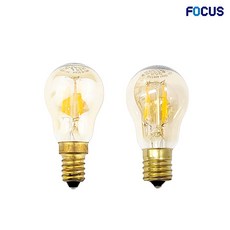 포커스 에디슨 COB 미니크립톤 LED 2w E14 E17 램프 미니램프 노란빛