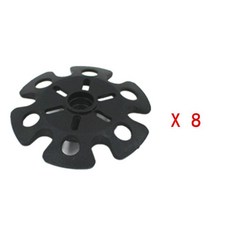 스키폴바스켓 스노우 그립 지지대 눈 하이킹 스틱 팁, 1개, 8개