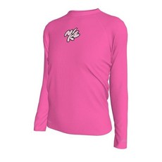 ㅇ매장정품ㅇ 나이키스윔 [나이키스윔] 아동래쉬가드 여자아동 버블 스크립트 롱 슬리브 하이드로가드 NESSF744-678 128532