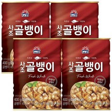 사조 자연산 골뱅이, 400g, 4개