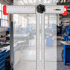 T 각도자 60cm 이동식 목공 전문가용 기역 눈금 콤비네이션