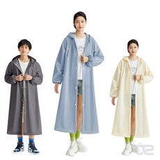 나투사마켓 우비 우의 레인코트 비옷, 블루, 1개