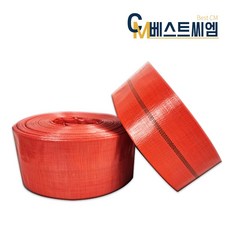 베스트 천막호스 일반 오렌지 1.5인치 ~ 12인치 농업용 양수기 배수 호스 비닐 일반 펌프, 1개