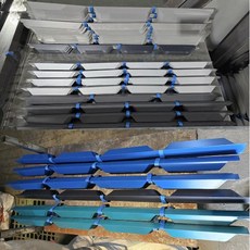 주문생산. 판넬용 철크로샤 3골 오렌지(105). 샌드위치 판넬 지붕판넬 크로샤 판넬부자재 판넬 크로샤, 1개